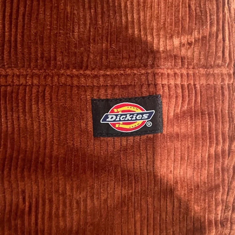 Dickies Men's Corduroy Pants in Rust Brown - Picture 2 of 5